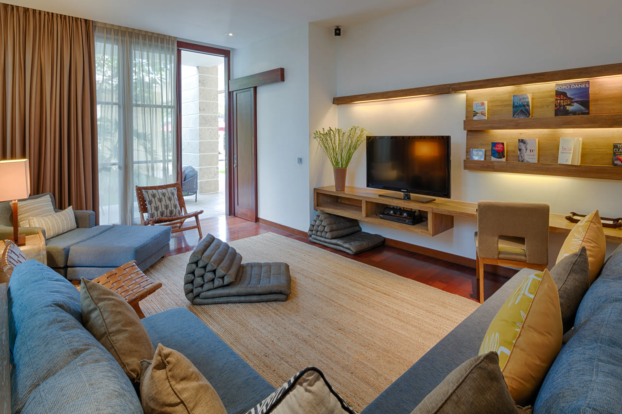 The Media Room set up for watching your favourite movies in comfort
